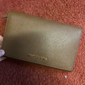 Michael Kors Tan Leather Crossbody